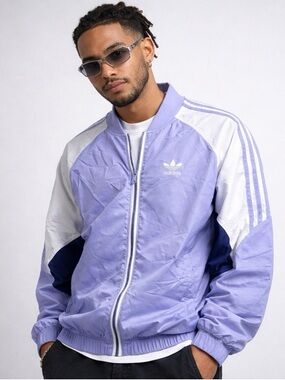 Adidas Originals Summer SST Track Top Superstar Colorblock Windproof Jacket S
